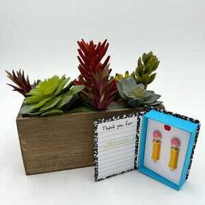 NWOT Pair of Dangle Earrings Pencil • Back to School • Teacher •